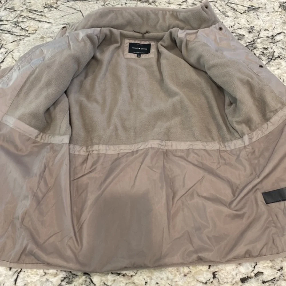Lucky Brand Taupe Puffer‎ Jacket/Coat- Women’s size small